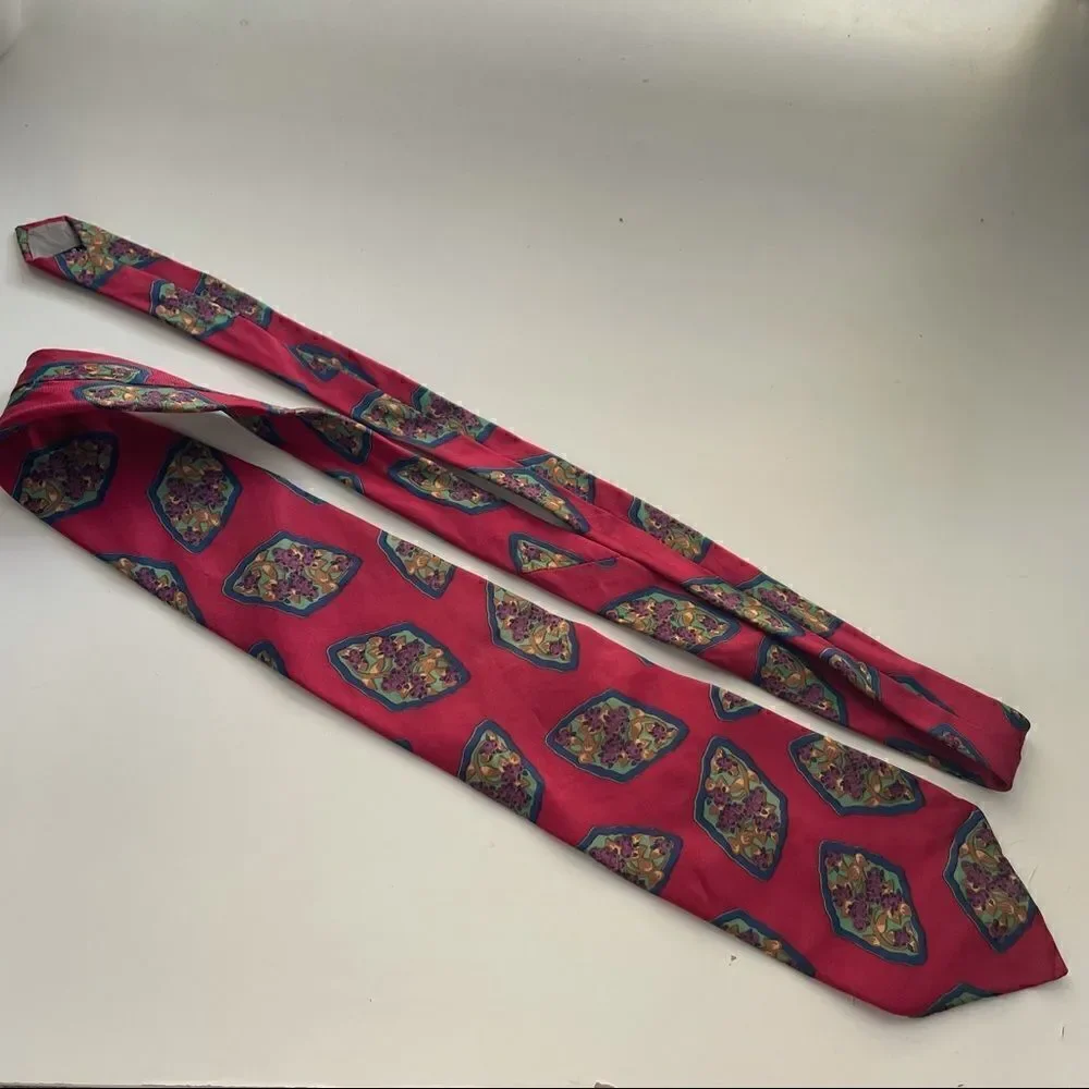 Authentic Christian Dior Vintage Red Tie